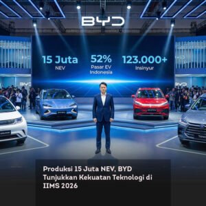 Produksi 15 Juta NEV, BYD Tunjukkan Kekuatan Teknologi di IIMS 2026