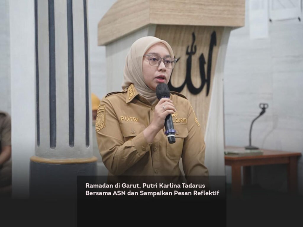 Ramadan di Garut, Putri Karlina Tadarus Bersama ASN dan Sampaikan Pesan Reflektif