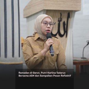 Ramadan di Garut, Putri Karlina Tadarus Bersama ASN dan Sampaikan Pesan Reflektif