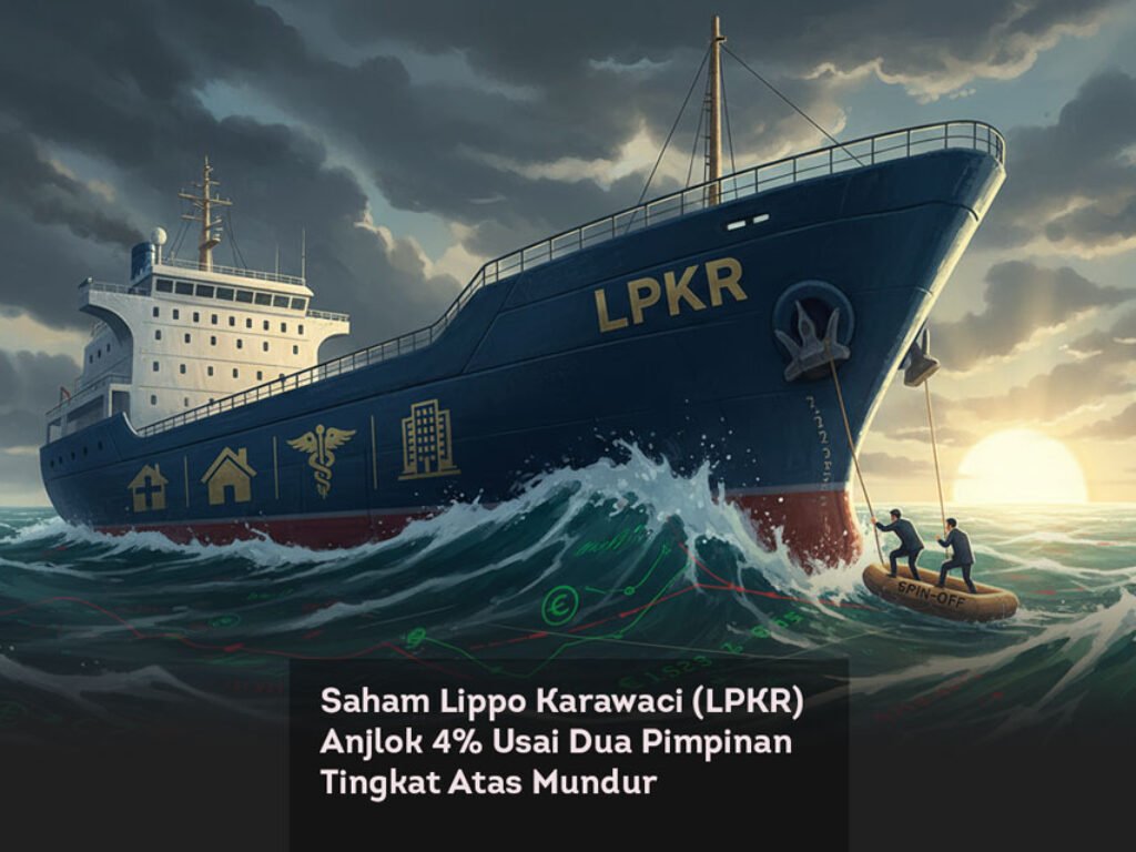 Saham Lippo Karawaci (LPKR) Anjlok 4% Usai Dua Pimpinan Tingkat Atas Mundur Bersamaan