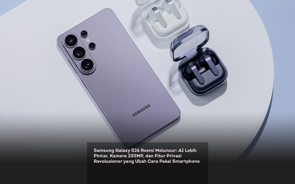 Samsung Galaxy S26 Resmi Meluncur, AI Lebih Pintar, Kamera 200MP, dan Fitur Privasi Revolusioner yang Ubah Cara Pakai Smartphone locusonline featured image Feb 2026 a