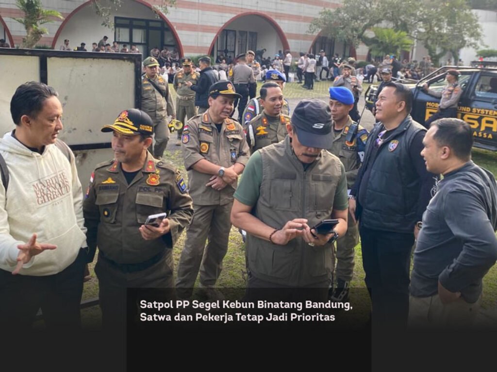 Satpol PP Segel Kebun Binatang Bandung, Satwa dan Pekerja Tetap Jadi Prioritas