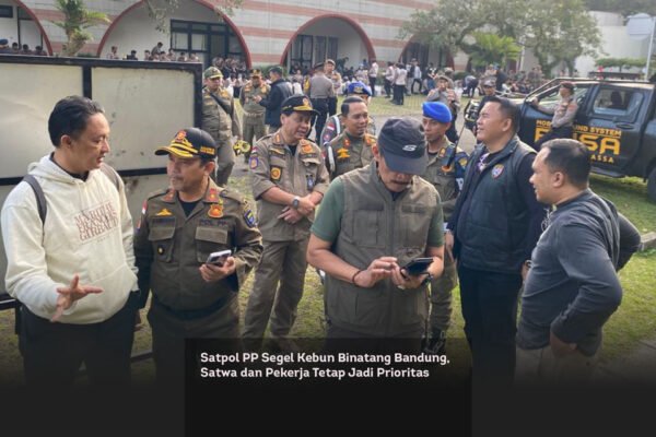 Satpol PP Segel Kebun Binatang Bandung, Satwa dan Pekerja Tetap Jadi Prioritas