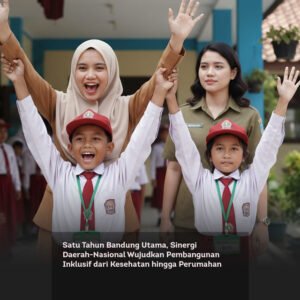 Satu Tahun Bandung Utama, Sinergi Daerah-Nasional Wujudkan Pembangunan Inklusif dari Kesehatan hingga Perumahan