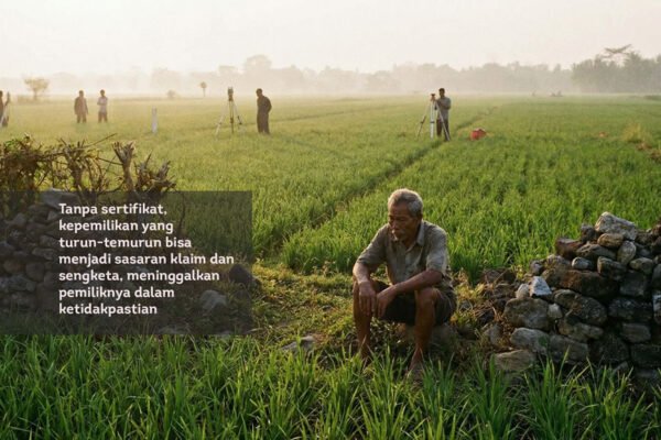 Tanpa Sertifikat, Hak Tanah Bisa Hilang Mulai 2026