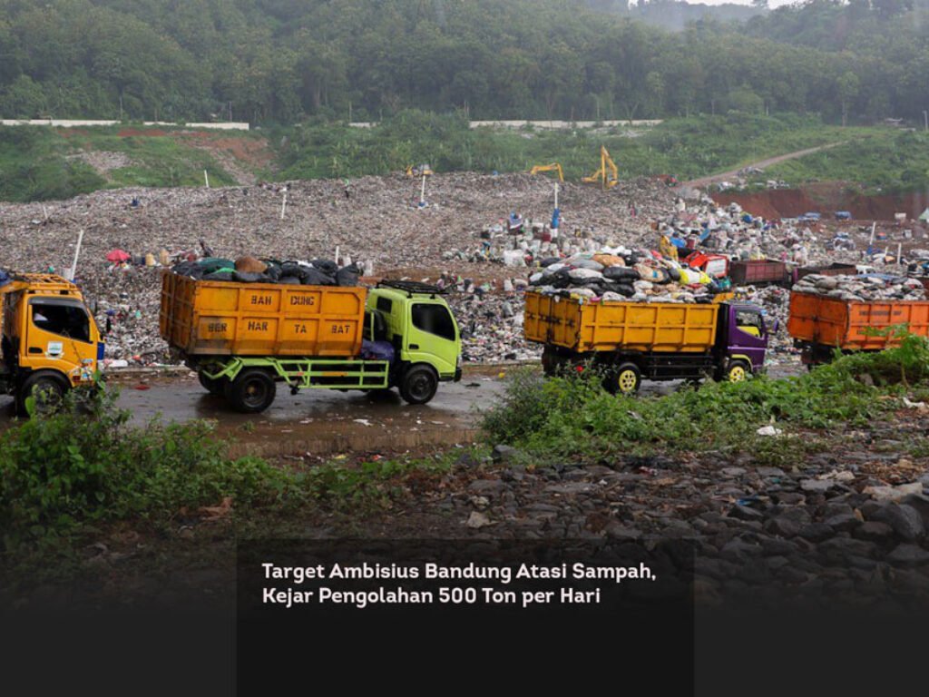 Target Ambisius Bandung Atasi Sampah, Kejar Pengolahan 500 Ton per Hari