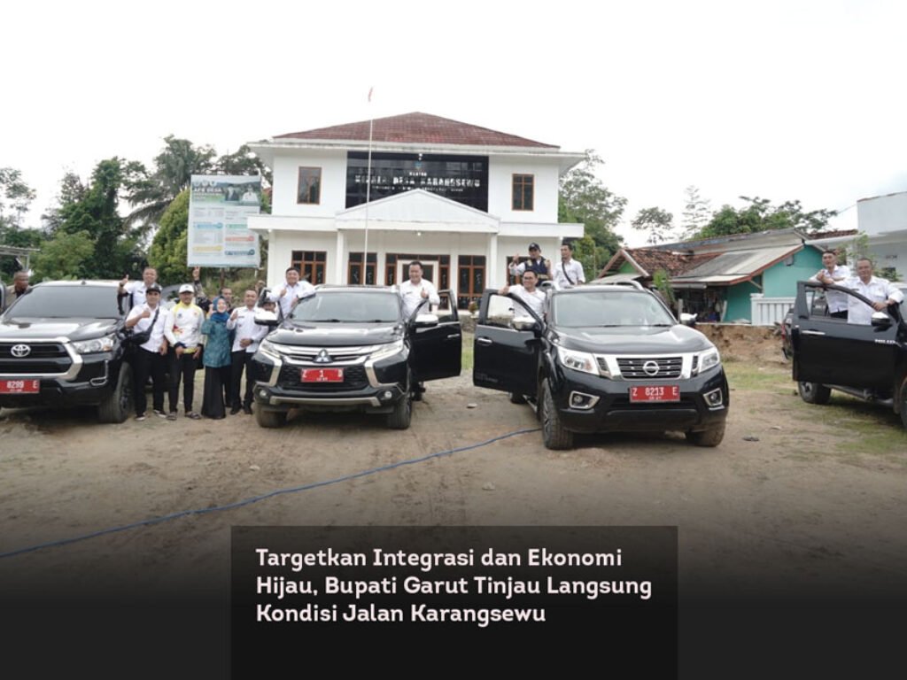 Targetkan Integrasi dan Ekonomi Hijau, Bupati Garut Tinjau Langsung Kondisi Jalan Karangsewu