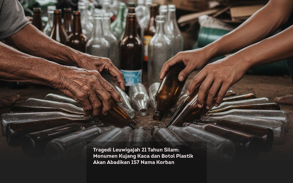 Tragedi Leuwigajah 21 Tahun Silam, Monumen Kujang Kaca dan Botol Plastik Akan Abadikan 157 Nama Korban locusonline featured image Feb 2026 a