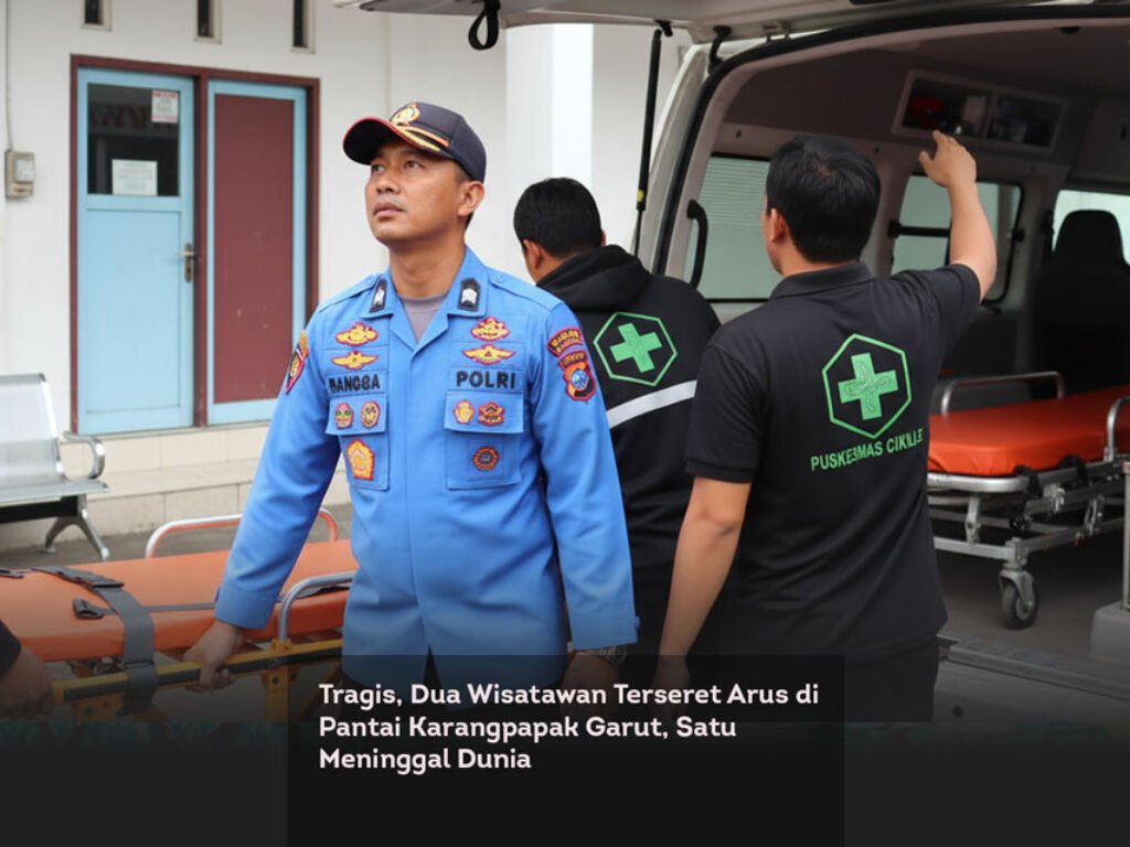 Tragis, Dua Wisatawan Terseret Arus di Pantai Karangpapak Garut, Satu Meninggal Dunia