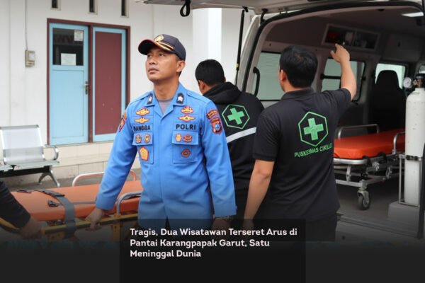 Tragis, Dua Wisatawan Terseret Arus di Pantai Karangpapak Garut, Satu MD locusonline featured image Feb