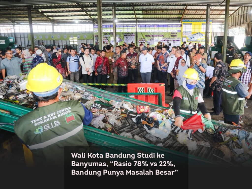 Wali Kota Bandung Studi ke Banyumas, “Rasio 78% vs 22%, Bandung Punya Masalah Besar”