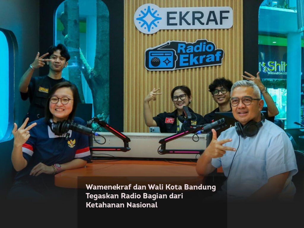 Wamenekraf dan Wali Kota Bandung Tegaskan Radio Bagian dari Ketahanan Nasional