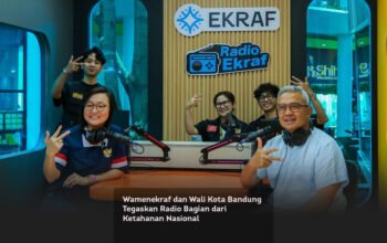 Wamenekraf dan Wali Kota Bandung Tegaskan Radio Bagian dari Ketahanan Nasional