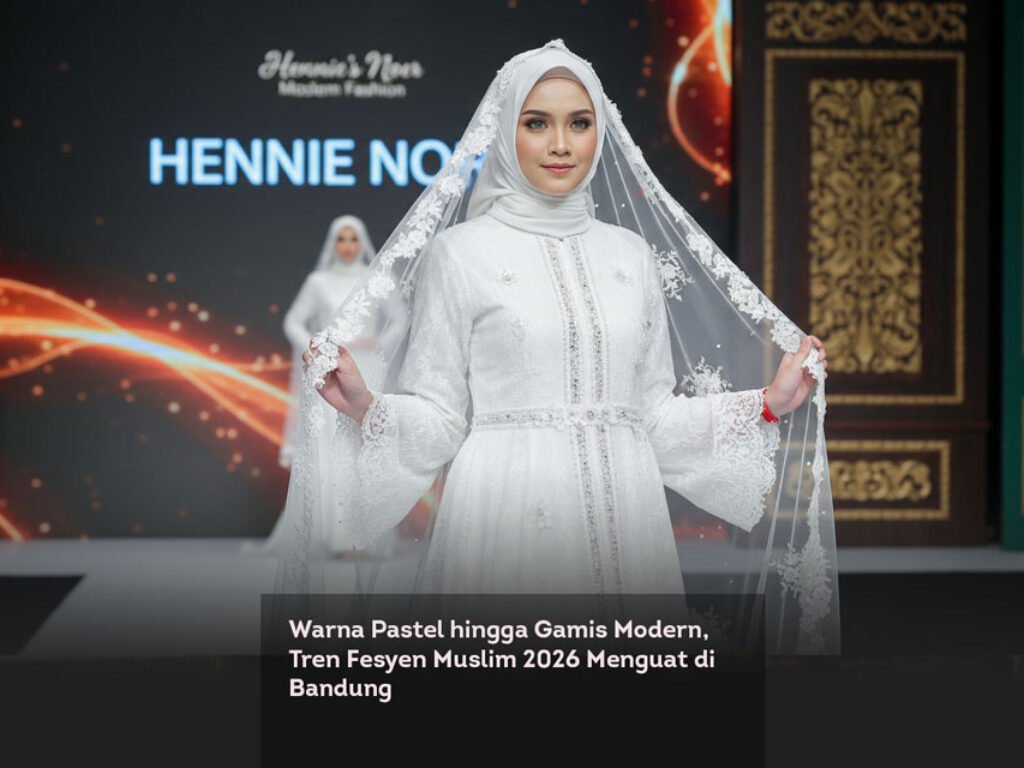 Warna Pastel hingga Gamis Modern, Tren Fesyen Muslim 2026 Menguat di Bandung