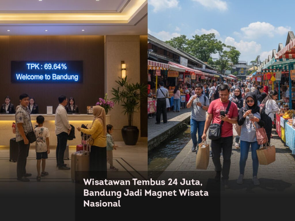 Wisatawan Tembus 24 Juta, Bandung Jadi Magnet Wisata Nasional