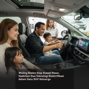Wuling Eksion Siap Kuasai Pasar, Hadirkan Dua Teknologi Elektrifikasi dalam Satu SUV Keluarga