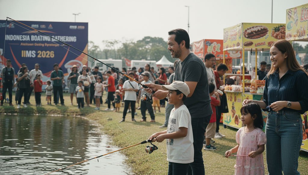 Aktifitas memancing di IIMS