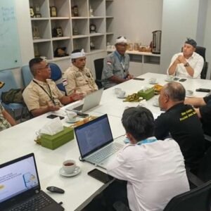 Audiensi jajaran pengurus Forum Komunikasi KIM (FK KIM) Jawa Barat, Selasa, 3 Februari 2026, di Kantor Diskominfo Jabar, Jalan Tamansari No. 55, Kota Bandung.
