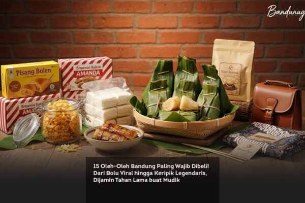 15 Oleh Oleh Bandung Paling Wajib Dibeli! Dari Bolu Viral hingga Keripik Legendaris, Dijamin Tahan Lama buat Mudik locusonline featured image Mar 2026