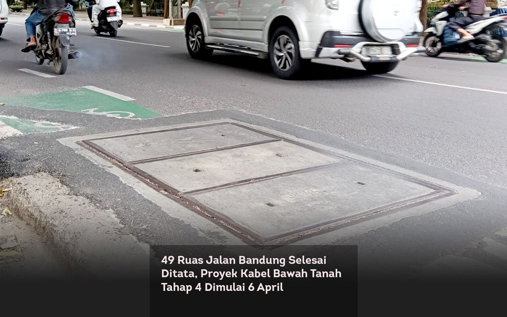 49 Ruas Jalan Bandung Selesai Ditata, Proyek Kabel Bawah Tanah Tahap 4 Dimulai 6 April locusonline featured image Mar 2026