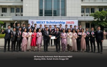 58 Pemuda Indonesia Raih Beasiswa MEXT Jepang 2026, Kuliah Gratis hingga S3!