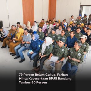 79 Persen Belum Cukup, Farhan Minta Kepesertaan BPJS Bandung Tembus 80 Persen