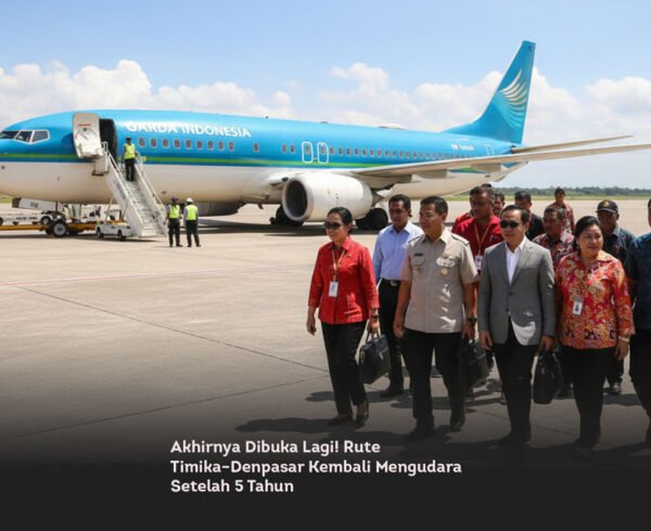 Akhirnya Dibuka Lagi! Rute Timika–Denpasar Kembali Mengudara Setelah 5 Tahun locusonline featured image Mar 2026