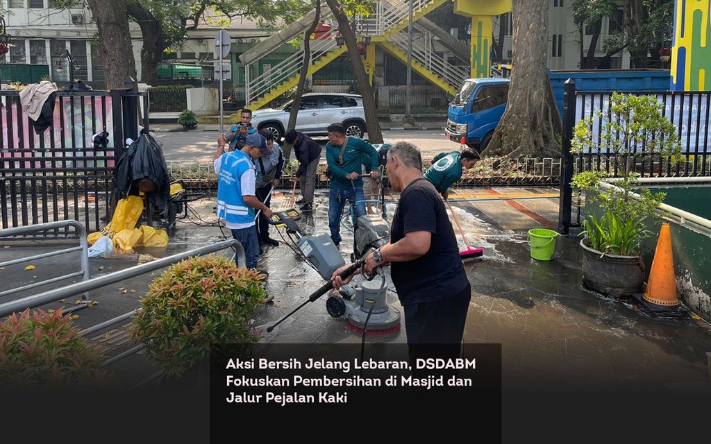 Aksi Bersih Jelang Lebaran, DSDABM Fokuskan Pembersihan di Masjid dan Jalur Pejalan Kaki locusonline featured image Mar 2026