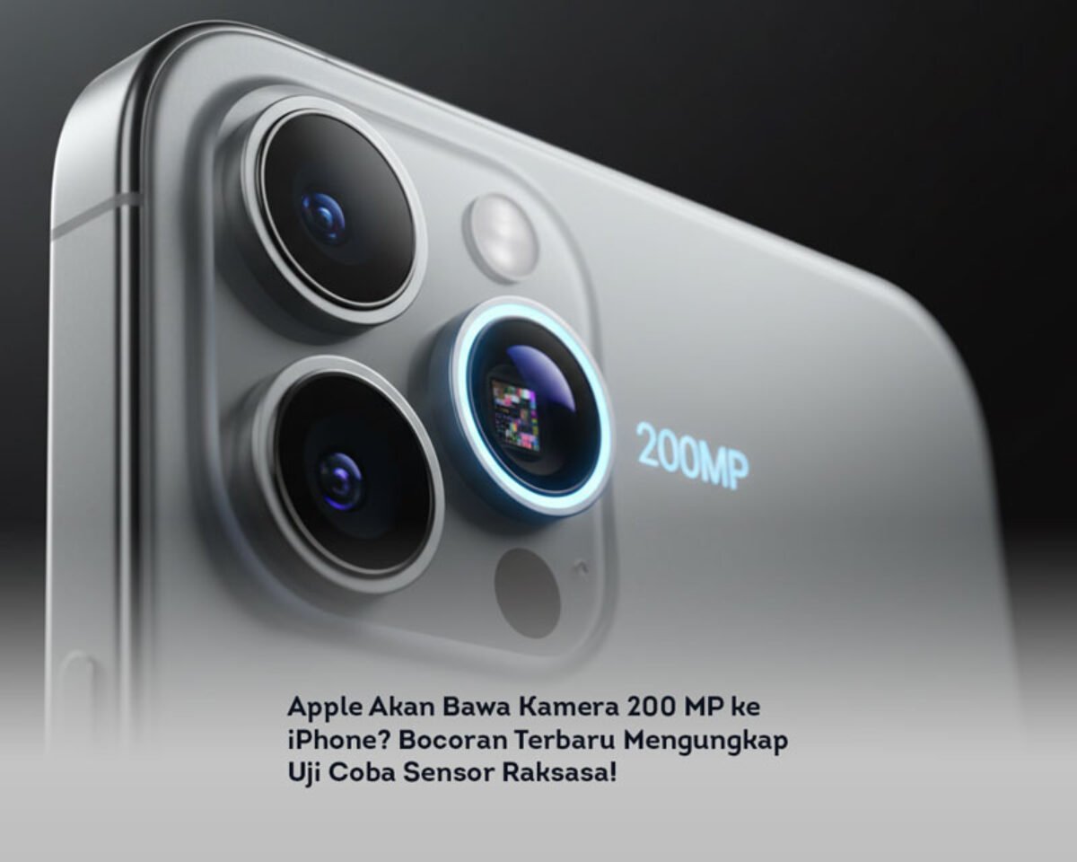 Apple Akan Bawa Kamera 200 MP ke iPhone? Bocoran Terbaru Mengungkap Uji Coba Sensor Raksasa!