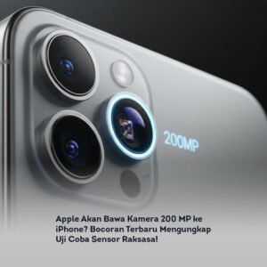Apple Akan Bawa Kamera 200 MP ke iPhone? Bocoran Terbaru Mengungkap Uji Coba Sensor Raksasa!