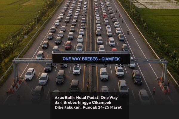 Arus Balik Mulai Padat! One Way dari Brebes hingga Cikampek Diberlakukan, Puncak 24 25 Maret locusonline featured image Mar 2026