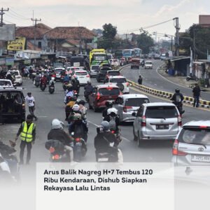 Arus Balik Nagreg H+7 Tembus 120 Ribu Kendaraan, Dishub Siapkan Rekayasa Lalu Lintas