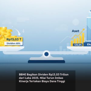 BBNI Bagikan Dividen Rp13,03 Triliun dari Laba 2025, Nilai Turun Imbas Kinerja Tertekan Biaya Dana Tinggi