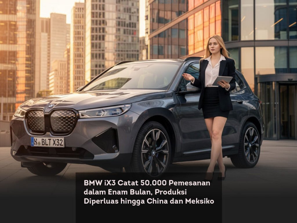 BMW iX3 Catat 50.000 Pemesanan dalam Enam Bulan, Produksi Diperluas hingga China dan Meksiko