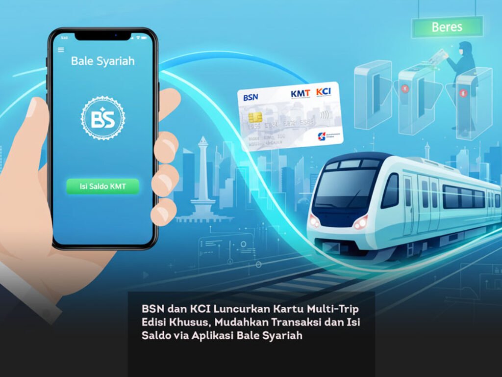 BSN dan KCI Luncurkan Kartu Multi-Trip Edisi Khusus, Mudahkan Transaksi dan Isi Saldo via Aplikasi Bale Syariah