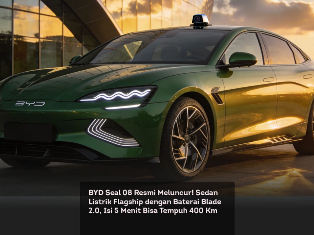 BYD Seal 08 Resmi Meluncur! Sedan Listrik Flagship dengan Baterai Blade 2.0, Isi 5 Menit Bisa Tempuh 400 Km