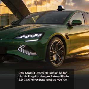 BYD Seal 08 Resmi Meluncur! Sedan Listrik Flagship dengan Baterai Blade 2.0, Isi 5 Menit Bisa Tempuh 400 Km
