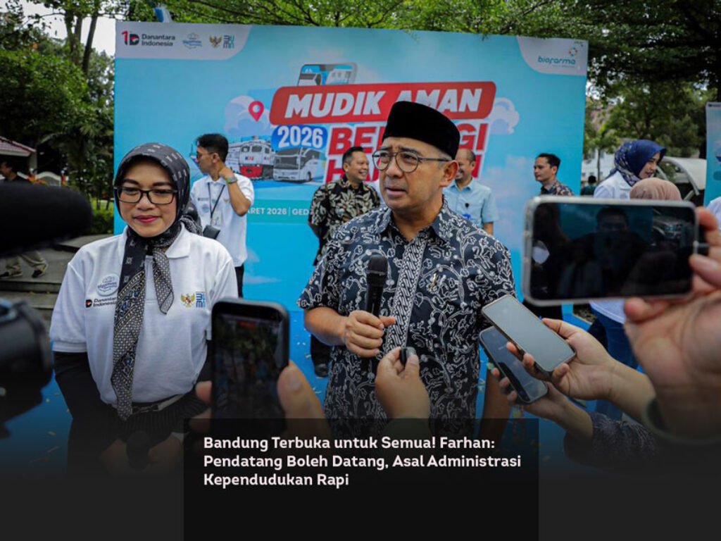 Bandung Terbuka untuk Semua! Farhan: Pendatang Boleh Datang, Asal Administrasi Kependudukan Rapi