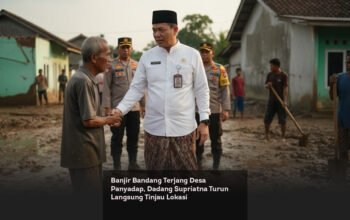 Banjir Bandang Terjang Desa Panyadap, Dadang Supriatna Turun Langsung Tinjau Lokasi locusonline featured image Mar 2026