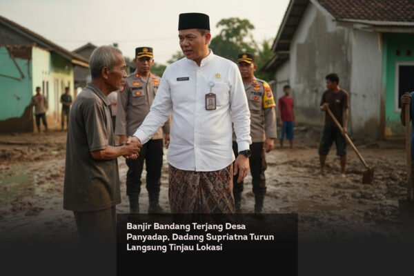 Banjir Bandang Terjang Desa Panyadap, Dadang Supriatna Turun Langsung Tinjau Lokasi locusonline featured image Mar 2026