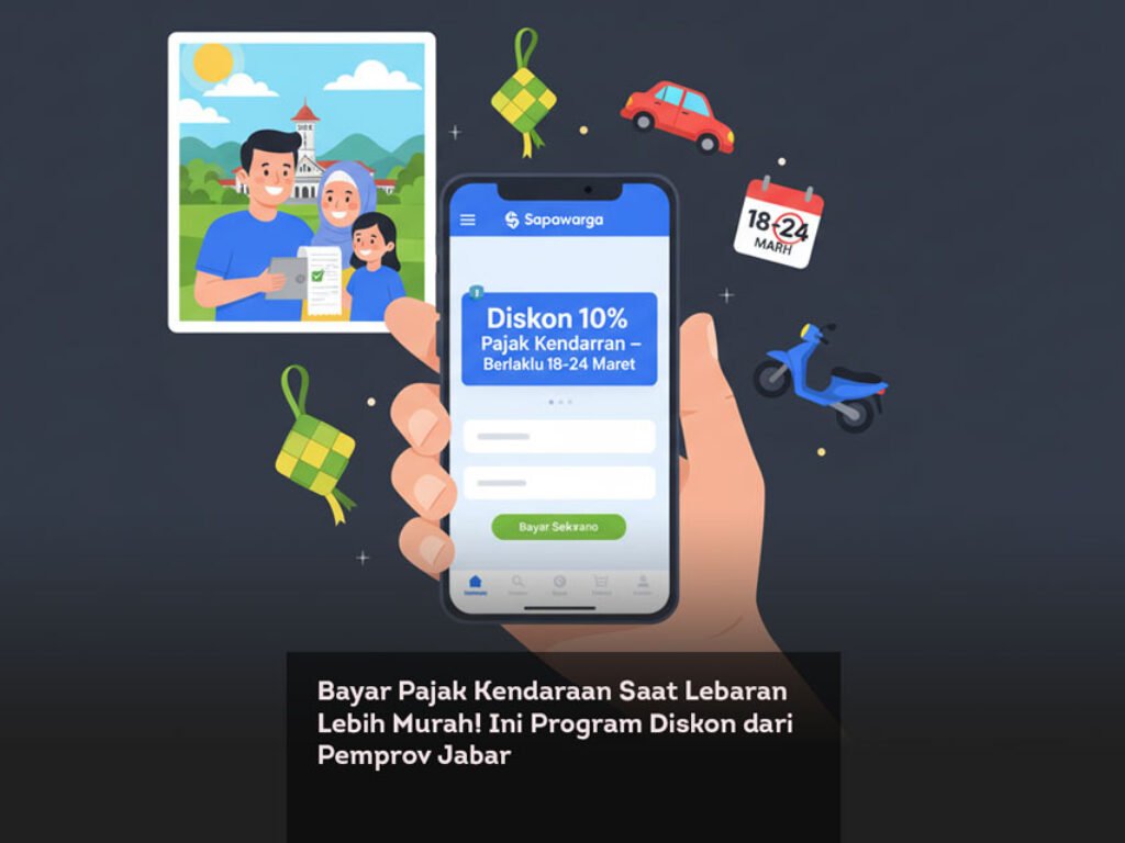 Bayar Pajak Kendaraan Saat Lebaran Lebih Murah! Ini Program Diskon dari Pemprov Jabar