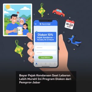 Bayar Pajak Kendaraan Saat Lebaran Lebih Murah! Ini Program Diskon dari Pemprov Jabar