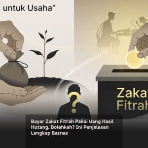 Bayar Zakat Fitrah Pakai Uang Hasil Hutang, Bolehkah? Ini Penjelasan Lengkap Baznas