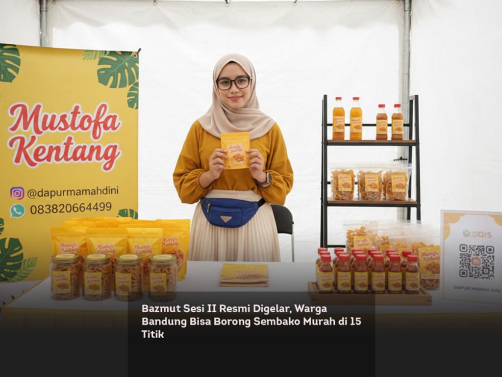 Bazmut Sesi II Resmi Digelar, Warga Bandung Bisa Borong Sembako Murah di 15 Titik