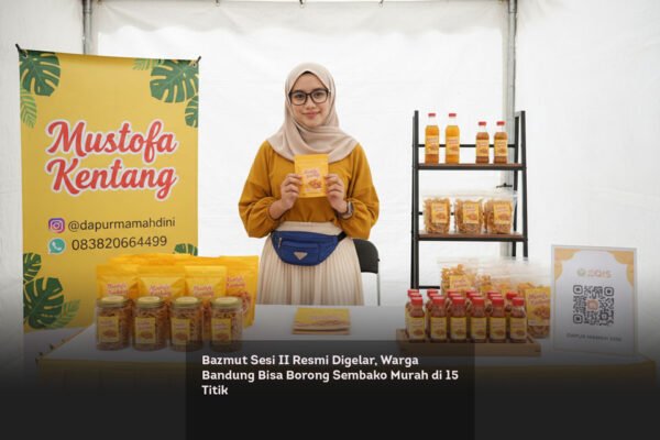 Bazmut Sesi II Resmi Digelar, Warga Bandung Bisa Borong Sembako Murah di 15 Titik locusonline featured image Mar