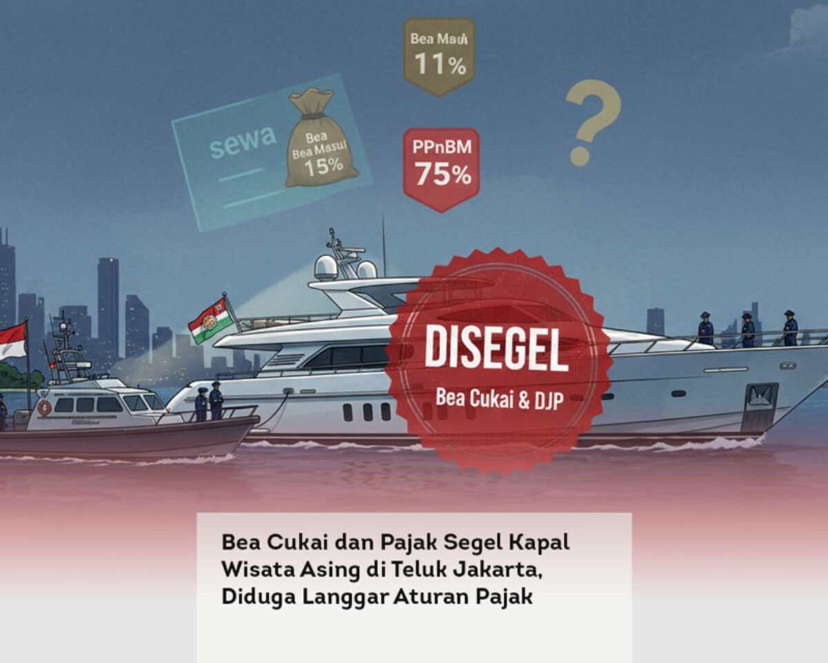 Bea Cukai dan Pajak Segel Kapal Wisata Asing di Teluk Jakarta, Diduga Langgar Aturan Pajak