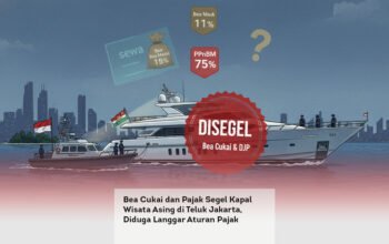 Bea Cukai dan Pajak Segel Kapal Wisata Asing di Teluk Jakarta, Diduga Langgar Aturan Pajak