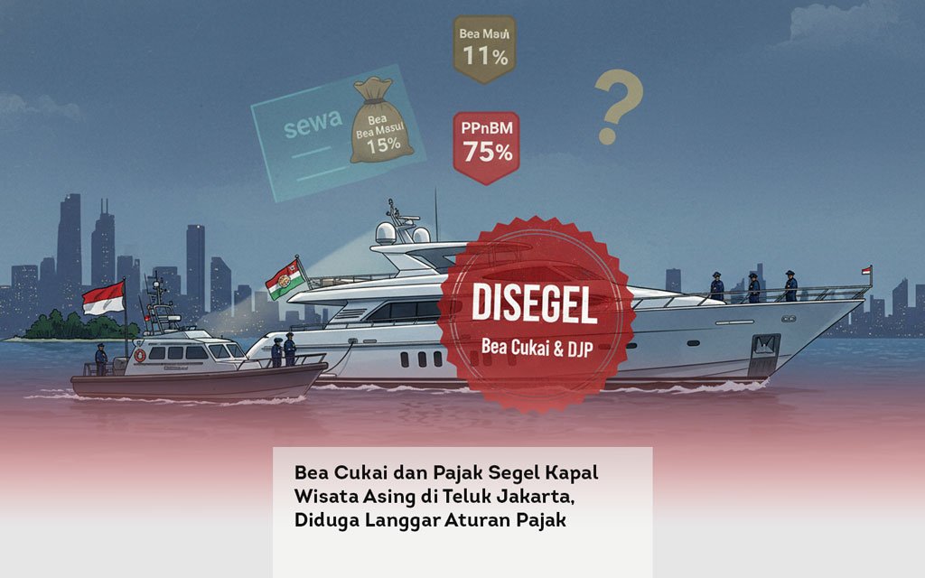 Bea Cukai dan Pajak Segel Kapal Wisata Asing di Teluk Jakarta, Diduga Langgar Aturan Pajak locusonline featured image Mar 2026