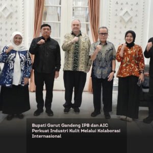 Bupati Garut Gandeng IPB dan AIC Perkuat Industri Kulit Melalui Kolaborasi Internasional