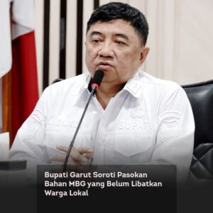 Bupati Garut Soroti Pasokan Bahan MBG yang Belum Libatkan Warga Lokal